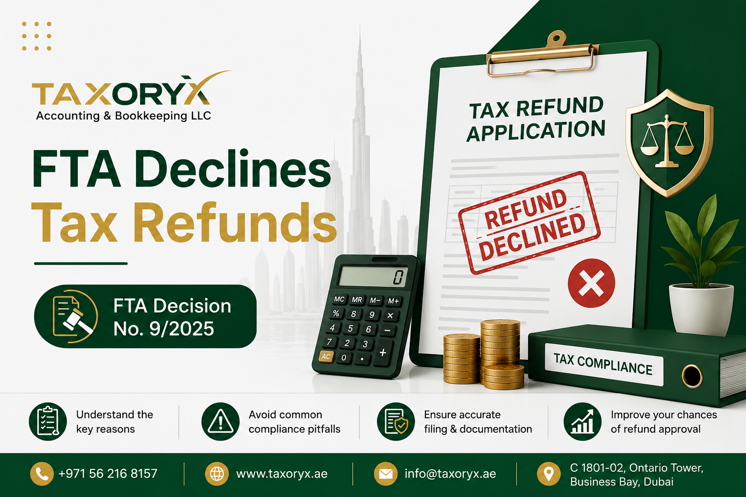 Why FTA Decline Tax Refunds